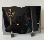 Livre galbé croix et rose