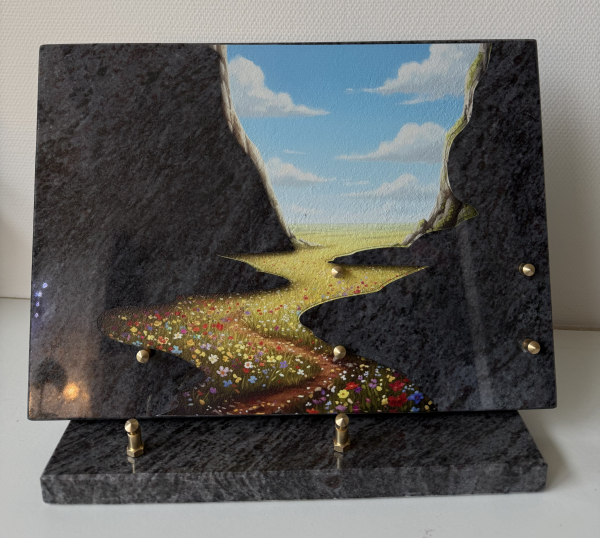 Plaque granit paturage