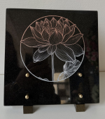 Plaque aura fleur