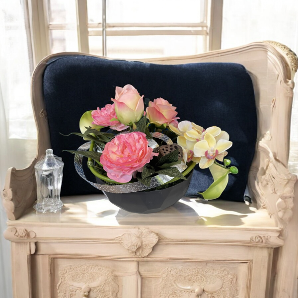 Fleur Phalaenopsis Rose Pivoine crème - CP242