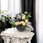 Fleur Rose Pivoine Edelweiss