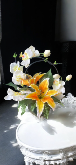 coupe vanille table baroque